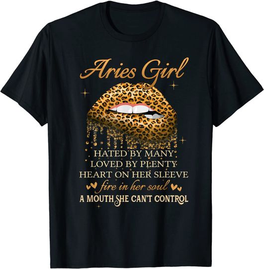 Discover Aries Girl Birthday T Shirt