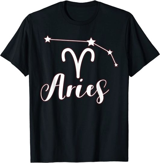 Discover Zodiac Sign Aries T Shirt