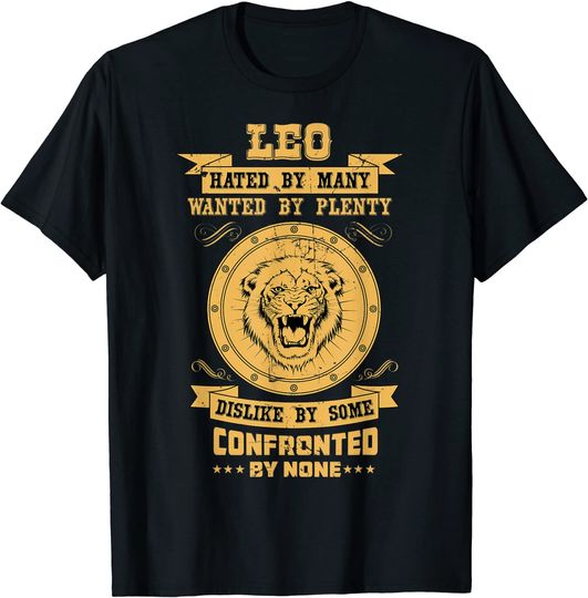 Discover Lion Astrology Horoscope Zodiac T Shirt