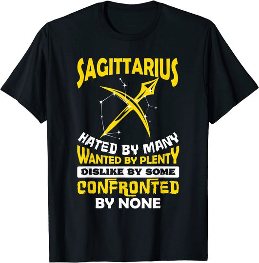 Discover Sagittarius Hated By Many November December Zodiac T Shirt