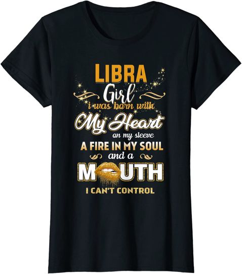 Discover Womens I'm Libra Girl September 23 T Shirt