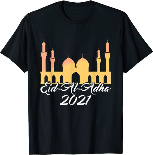 Discover Eid Adha Mubarak 2021 Islamic Religion Muslim Mosque Ramadan T-Shirt