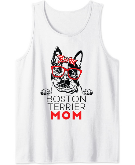 Discover Boston Terrier Mom Dog Lover Bandana Mothers Day Women Tank Top