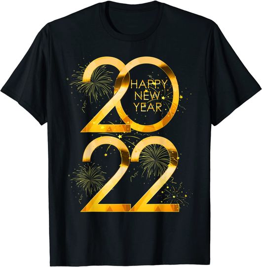 Discover Happy New Year 2022 New Years Eve Party Supplies T-Shirt
