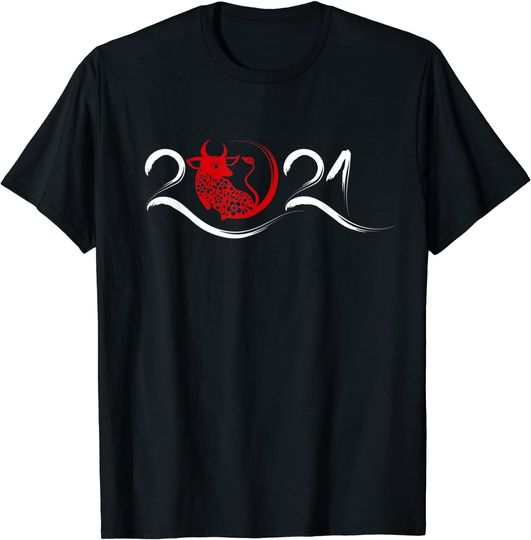 Discover Chinese Zodiac Year Of the Ox 2021 New Year T-Shirt