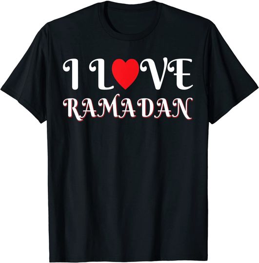 Discover I Love Ramadan Islamic Holidays Fasting Muslim T-Shirt