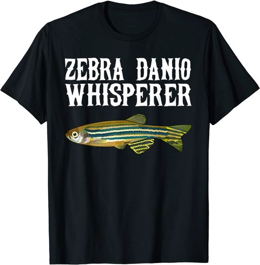 Discover Zebra Danios Whisperer Funny T-Shirt