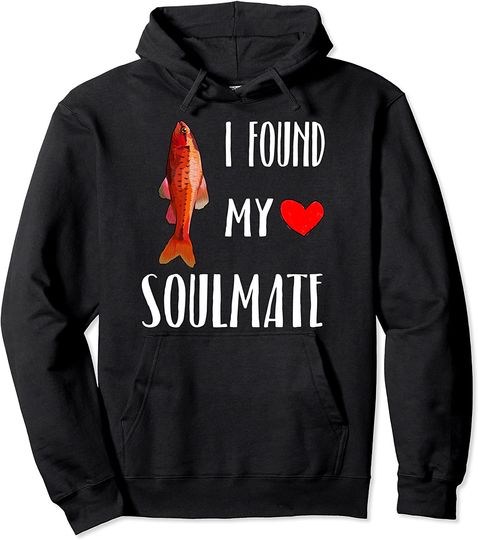 Discover I Found My Soulmate Cherry Barb Fish Lover Best Friend Pullover Hoodie