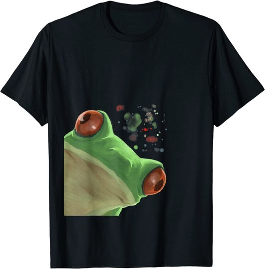 Discover Curious Red Eyed Tree Frog T-Shirt