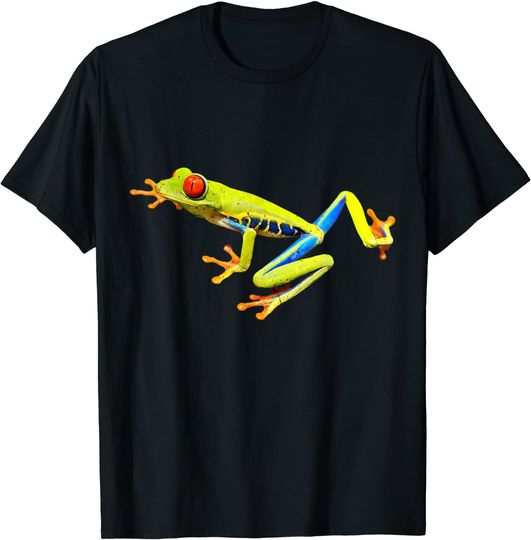 Discover Rainforest Red-eyed Tree Frog T-Shirt