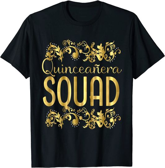 Discover Quinceanera Squad Birthday 15th 15 Quince T Shirt