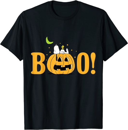 Discover Peanuts Halloween Boo Pumpkin T Shirt