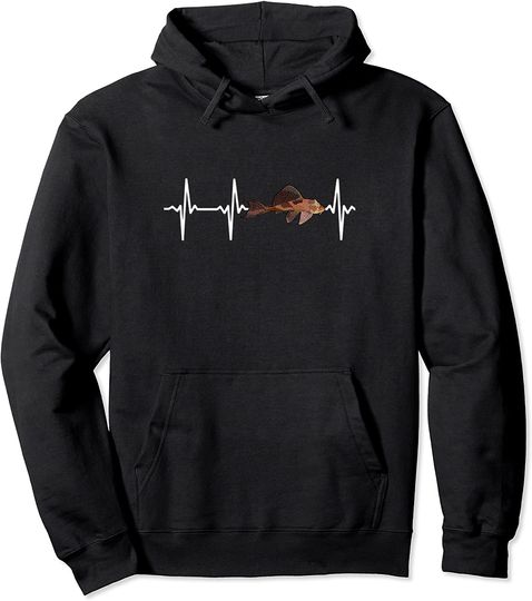 Discover Plecostomus Heartbeat Pullover Hoodie