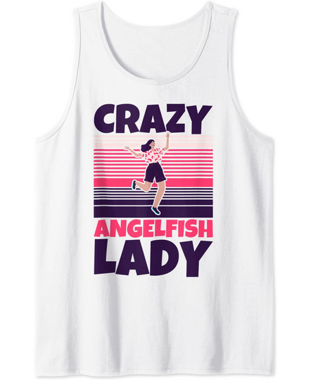 Discover Crazy Angelfish lady Tank Top