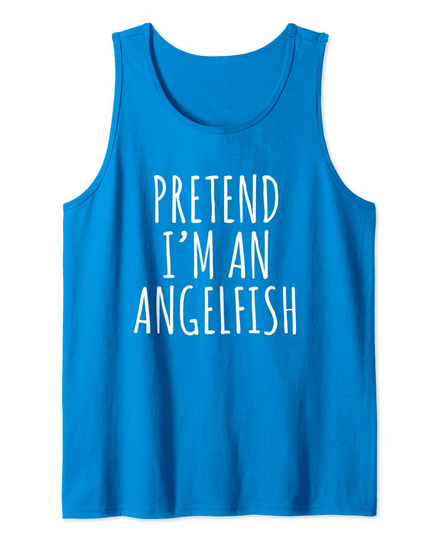 Discover I'm Angelfish Simple Tank Top