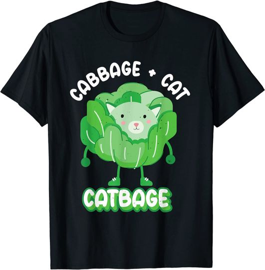 Discover Catbage Vegetarian Cabbage Lover T-Shirt
