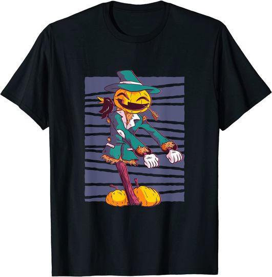 Discover Pumpkin Scarecrow Floss Dancing T-Shirt