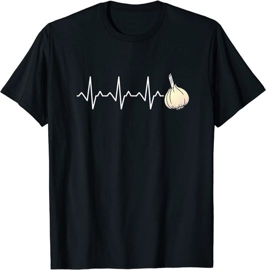 Discover Garlic Heartbeat Garlic Lover T-Shirt