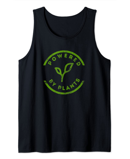 Discover Powered By Plants T-Shirt Vegan Workout Tank Top