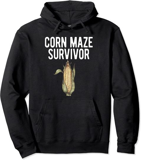 Discover Corn Maze Survivor Autumn Pullover Hoodie