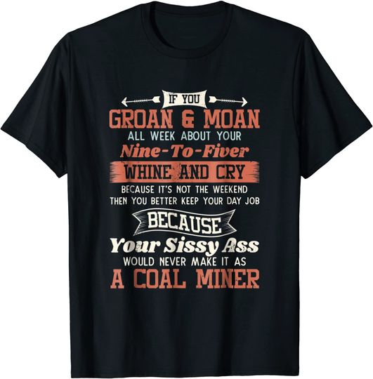 Discover Funny Coal Miner T-Shirt