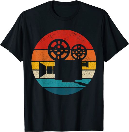 Discover Camera Vintage Movie Director Chair Film Making T Shirt