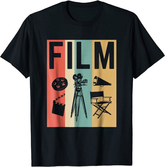 Discover Vintage Film Cinema Retro Movie Maker T Shirt