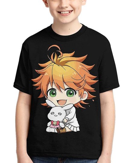 Discover The Promised Neverland 3D Printing Boys Short Sleeve Shirt Fashion Youth T-Shirt