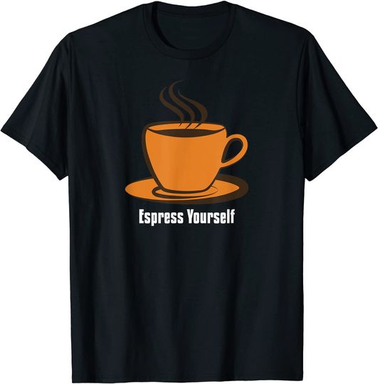 Discover Espress Yourself, Espresso Lover Gift, National Espresso Day T-Shirt