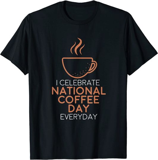 Discover National Coffee Day Espresso Barista Caffeine Keto Diet T-Shirt