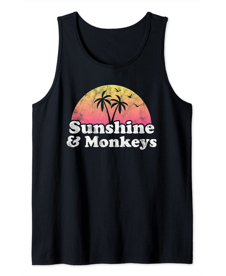 Discover Sunshine and Monkeys Tank Top