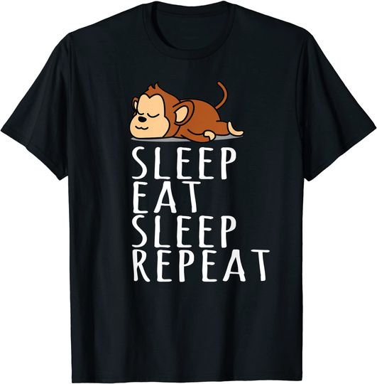 Discover Sleep Eat Repeat Saying Nightdress T-Shirt