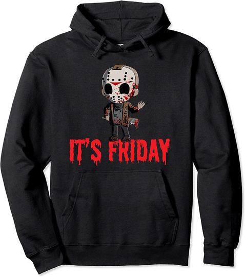 Discover Black friday Halloween Horror Pullover Hoodie