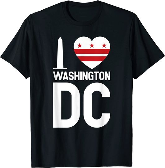 Discover I Love Washington DC T Shirt