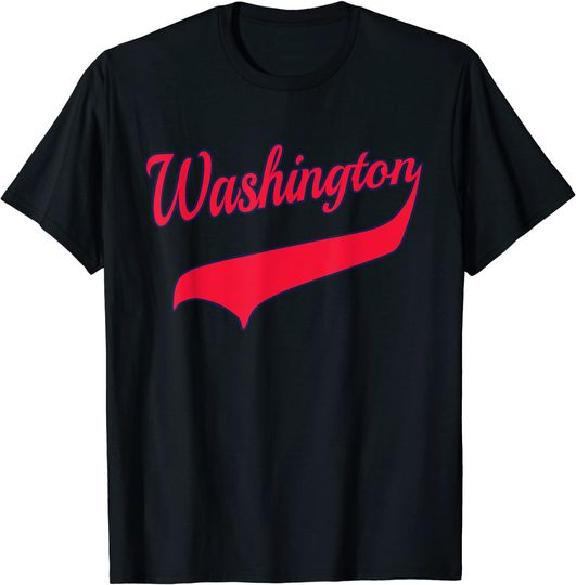 Discover College University style Washington National Baseball T Shirt