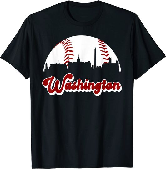 Discover Baseball Washington DC T Shirt