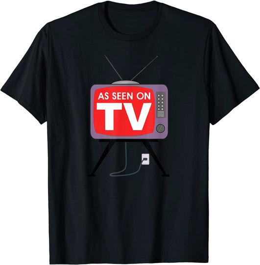 Discover As Seen On TV - Retro Television Novelty Shirt