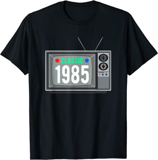 Discover Classic 1985 Shirt Vintage TV 36th Birthday Gift Shirt T-Shirt