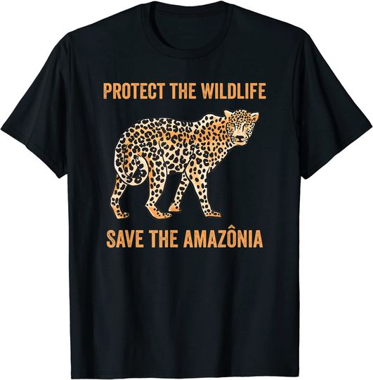 Discover Rainforest Climate Activists Jaguar Amazonia T Shirt