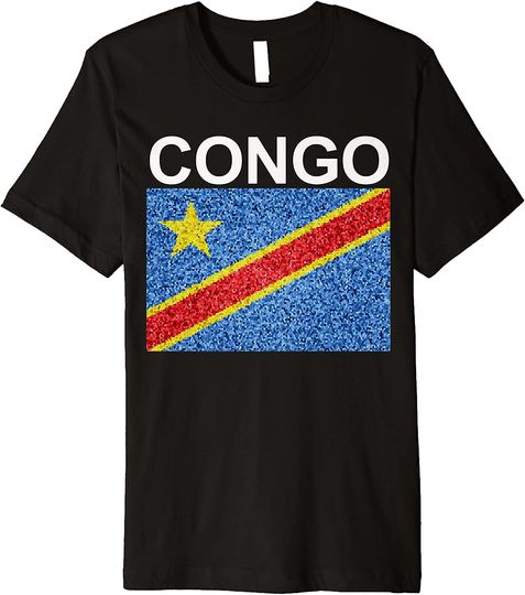 Discover Congo Flag National Pride T Shirt