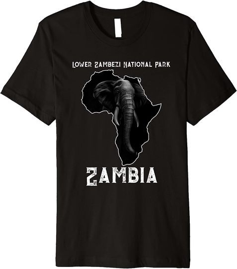 Discover Elephant Safari Lower Zambezi National Park T Shirt