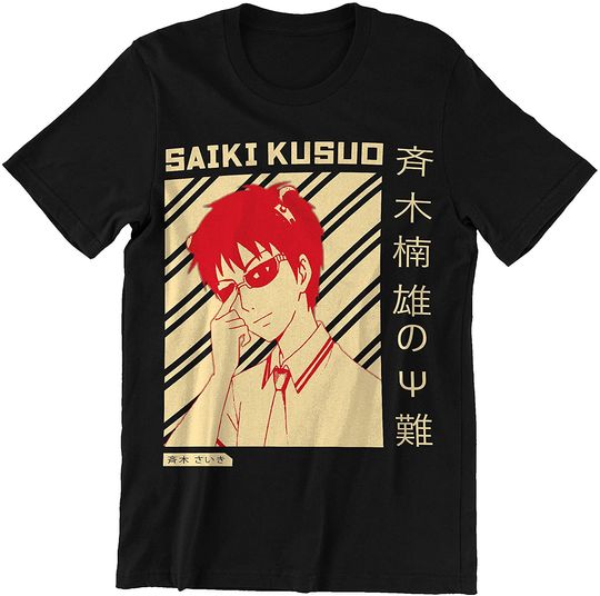 Discover Japanese Manga Saiki Kusuo T-Shirt