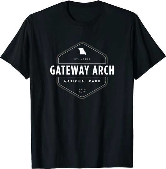 Discover Gateway Arch National Park St Louis Missouri Graphic T Shirt
