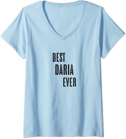 Discover BEST DARIA EVER |Men Women Kids - Name - V-Neck T-Shirt