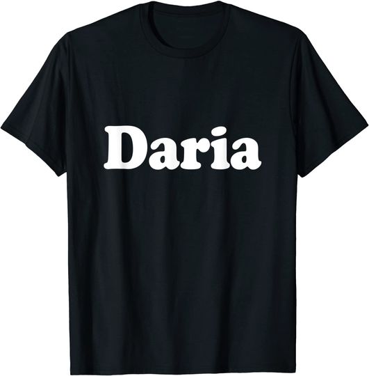 Discover Daria Name Vintage Retro Family T-Shirt