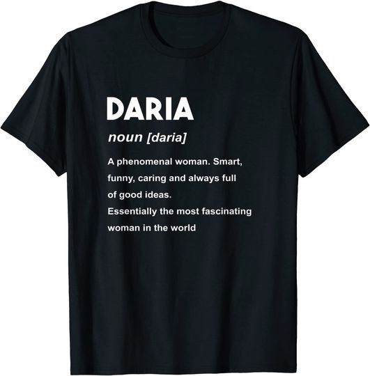 Discover Daria Name T-Shirt
