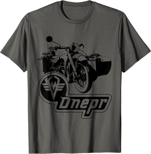 Discover Dnepr motorcycle offroad motorcyclist T-Shirt
