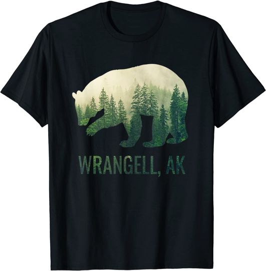 Discover Wrangell Bear Southeast Alaska Tongass Wildlife T-Shirt