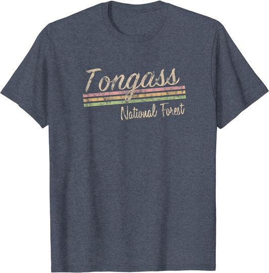 Discover Tongass National Forest Retro Vintage T-Shirt