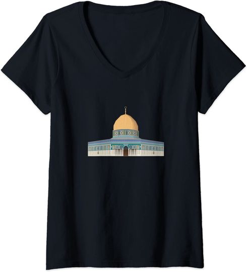 Discover Aqsa Dome Of The Rock Funny Islamic Shahada Holiday T Shirt